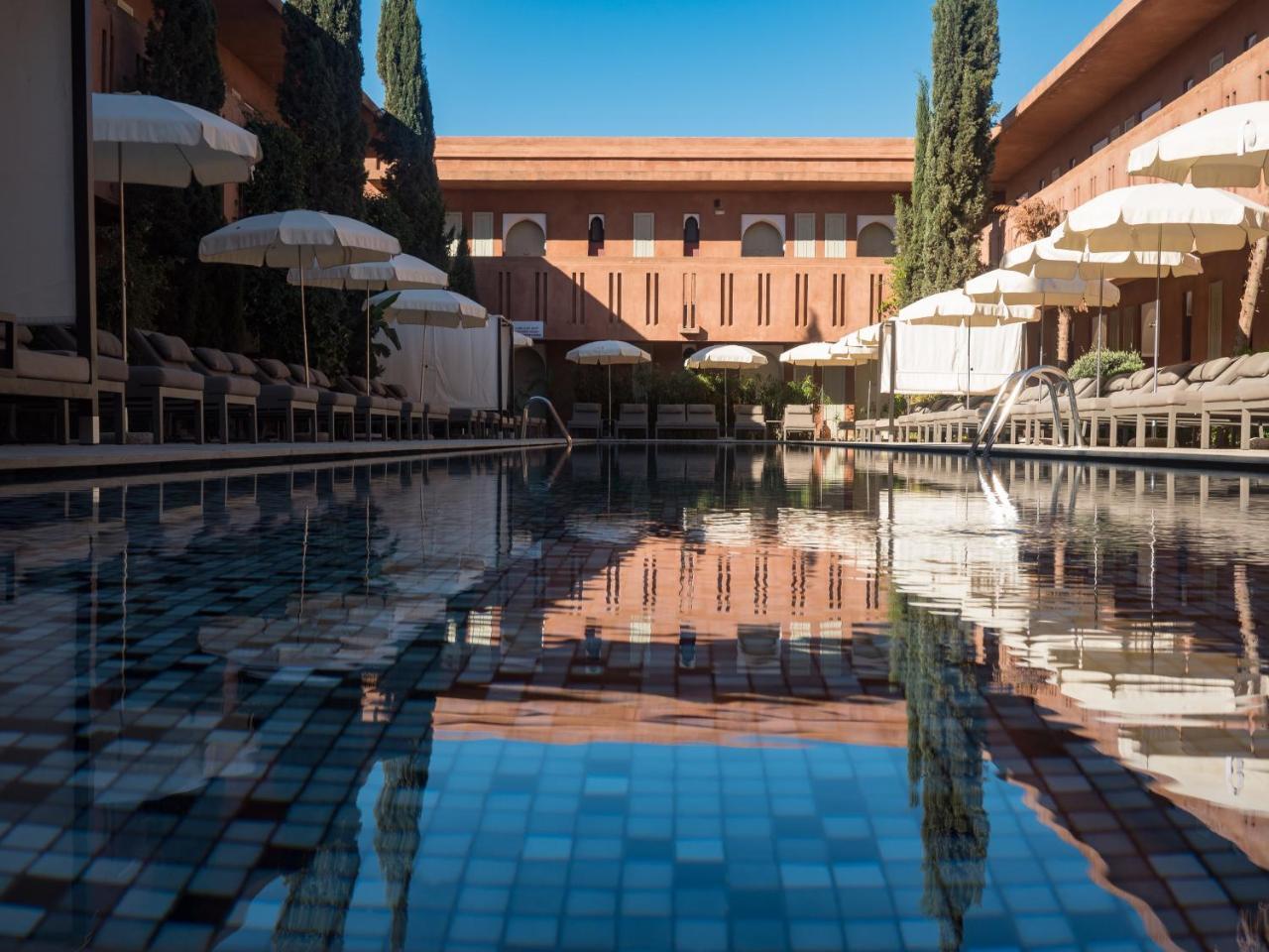 Kenzi Club Agdal Medina Hotel Lahebichate Екстериор снимка The pool at the Hotel Amanjena